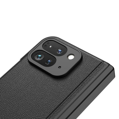 GKK Integrated Fold Hinge Leather Phone Case with Holder