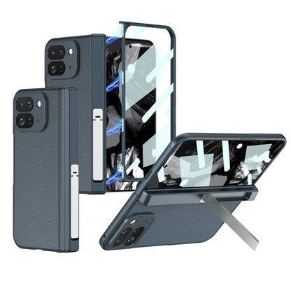 GKK Integrated Fold Hinge Leather Phone Case with Holder