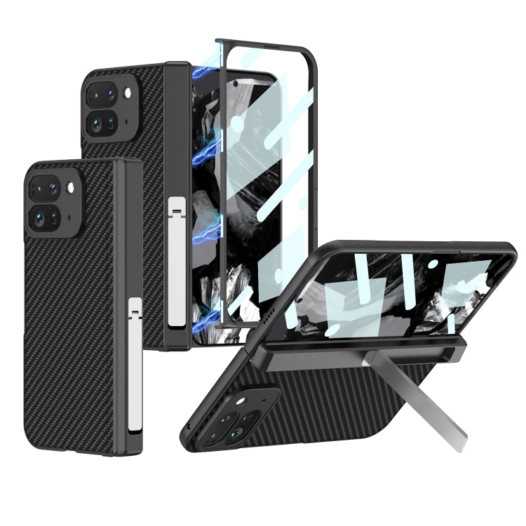 GKK Integrated Fold Hinge Leather Phone Case with Holder