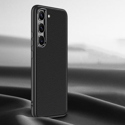 Litchi Texture Genuine Leather Phone Case, For Samsung Galaxy S23 Ultra 5G, For Samsung Galaxy S23 5G, For Samsung Galaxy S22 Ultra 5G, For Samsung Galaxy S22+ 5G, For Samsung Galaxy S22 5G