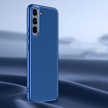 Litchi Texture Genuine Leather Phone Case, For Samsung Galaxy S23 Ultra 5G, For Samsung Galaxy S23 5G, For Samsung Galaxy S22 Ultra 5G, For Samsung Galaxy S22+ 5G, For Samsung Galaxy S22 5G