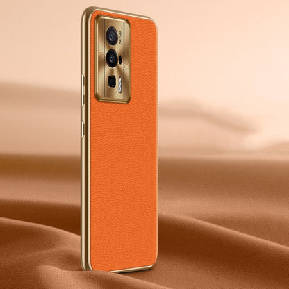 Litchi Texture Genuine Leather Phone Case, For Xiaomi Redmi K60 Ultra, For Xiaomi 13 Ultra, For Xiaomi Redmi K60 Pro, For Xiaomi Redmi K60, For Xiaomi 13 Pro, For Xiaomi 13