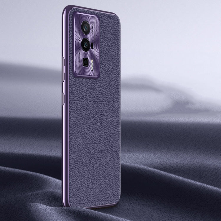 Litchi Texture Genuine Leather Phone Case, For Xiaomi Redmi K60 Ultra, For Xiaomi 13 Ultra, For Xiaomi Redmi K60 Pro, For Xiaomi Redmi K60, For Xiaomi 13 Pro, For Xiaomi 13