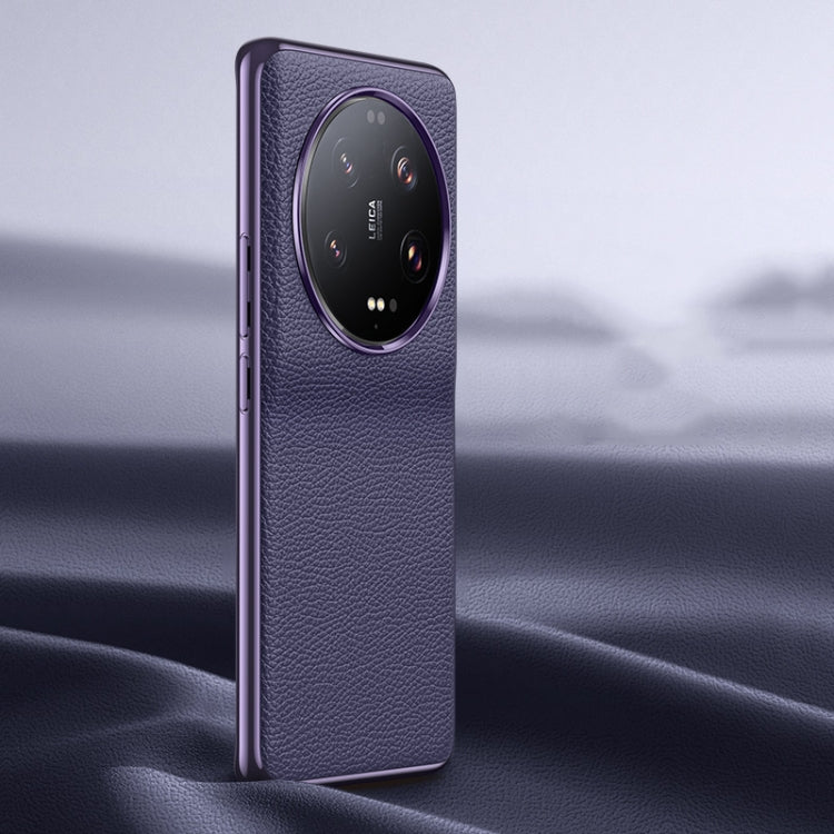 Litchi Texture Genuine Leather Phone Case, For Xiaomi Redmi K60 Ultra, For Xiaomi 13 Ultra, For Xiaomi Redmi K60 Pro, For Xiaomi Redmi K60, For Xiaomi 13 Pro, For Xiaomi 13