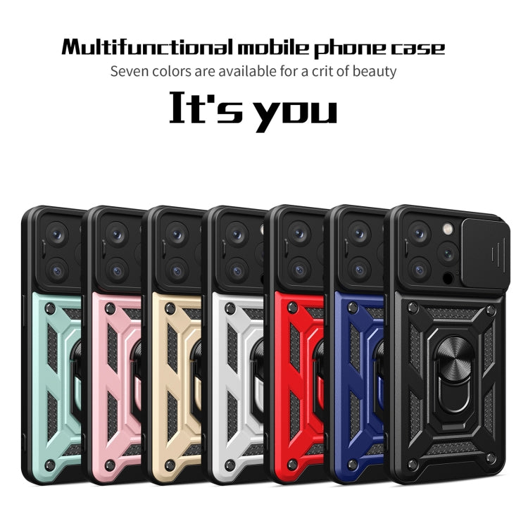 Sliding Camera Cover Design TPU+PC Phone Case