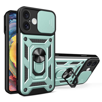 Sliding Camera Cover Design TPU+PC Phone Case, For iPhone 16 Pro, For iPhone 16 Plus, For iPhone 16, For iPhone 15 Pro