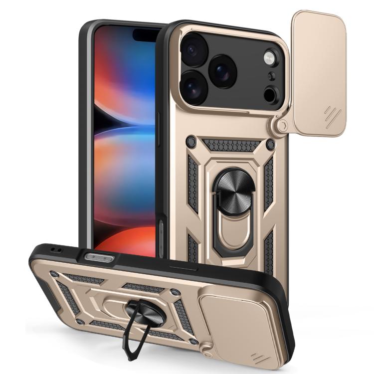 Sliding Camera Cover Design TPU+PC Phone Case, For iPhone 17 Pro Max, For iPhone 17 Pro, For iPhone 17