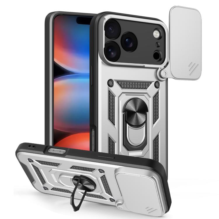 Sliding Camera Cover Design TPU+PC Phone Case, For iPhone 17 Pro Max, For iPhone 17 Pro, For iPhone 17