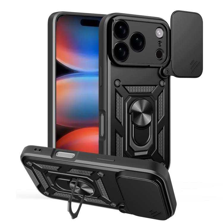 Sliding Camera Cover Design TPU+PC Phone Case, For iPhone 17 Pro Max, For iPhone 17 Pro, For iPhone 17