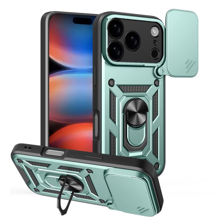 Sliding Camera Cover Design TPU+PC Phone Case, For iPhone 17 Pro Max, For iPhone 17 Pro, For iPhone 17
