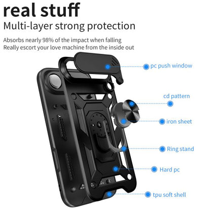 Sliding Camera Cover Design TPU+PC Phone Case, For iPhone Air, For iPhone 16e, For iPhone 16 Pro Max