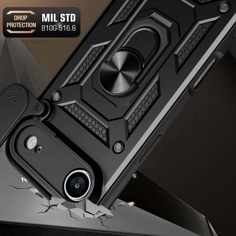 Sliding Camera Cover Design TPU+PC Phone Case, For iPhone Air, For iPhone 16e, For iPhone 16 Pro Max