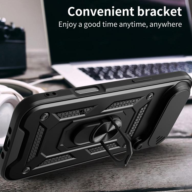 Sliding Camera Cover Design TPU+PC Phone Case, For iPhone Air, For iPhone 16e, For iPhone 16 Pro Max