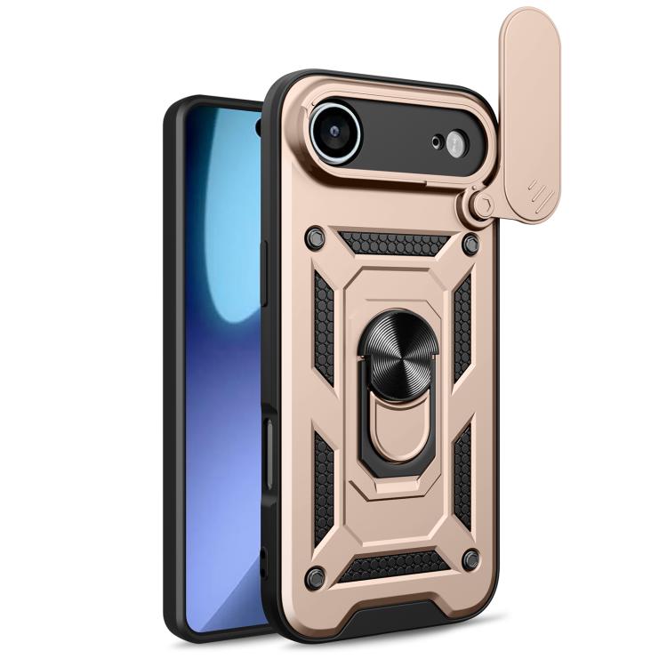 Sliding Camera Cover Design TPU+PC Phone Case, For iPhone Air, For iPhone 16e, For iPhone 16 Pro Max