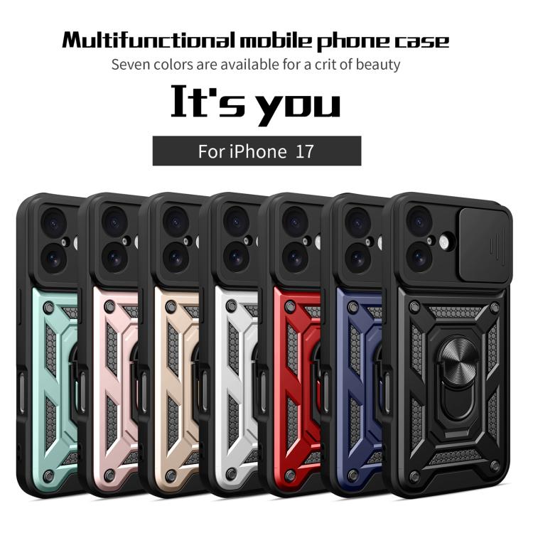 Sliding Camera Cover Design TPU+PC Phone Case, For iPhone 17, For iPhone Air, For iPhone 16 Pro Max
