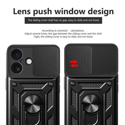 Sliding Camera Cover Design TPU+PC Phone Case, For iPhone 17, For iPhone Air, For iPhone 16 Pro Max