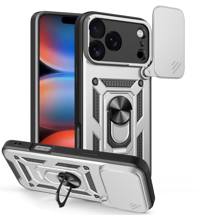 Sliding Camera Cover Design TPU+PC Phone Case, For iPhone 18 Pro, For iPhone 18 Pro Max, For iPhone 17e / 16e