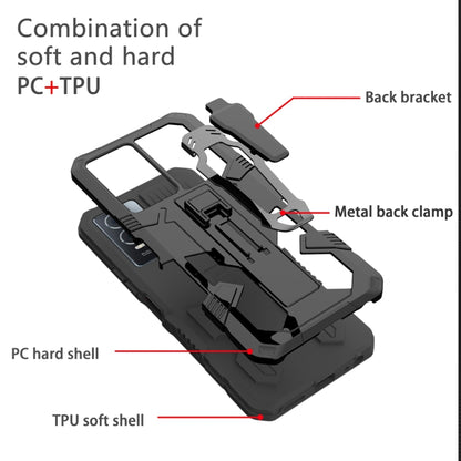 Armor Warrior Shockproof PC + TPU Phone Case