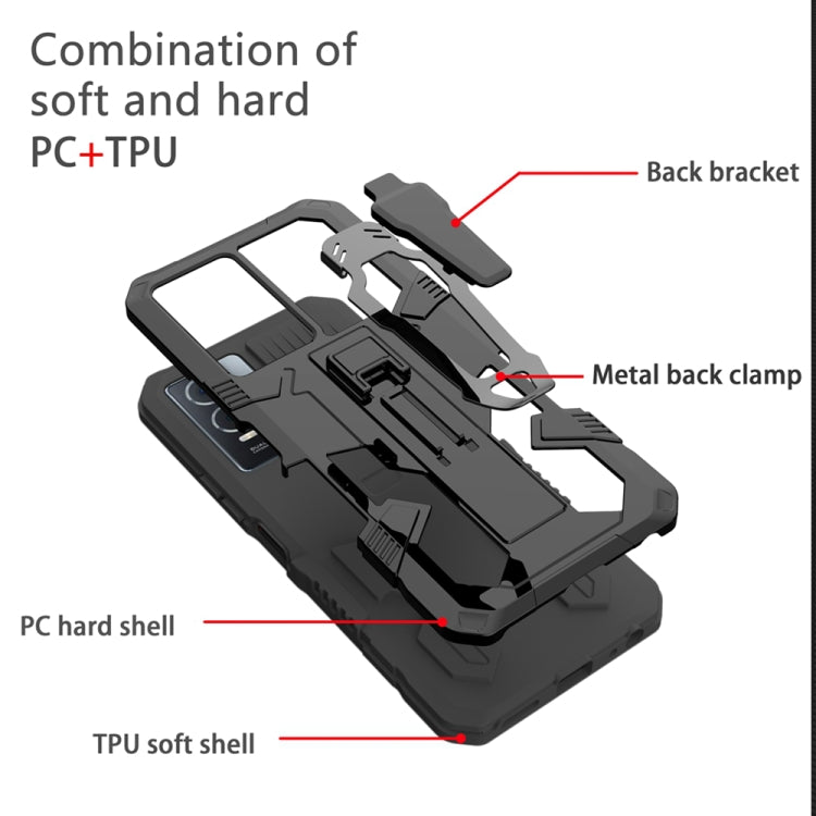 Armor Warrior Shockproof PC + TPU Phone Case, For Infinix Smart 7