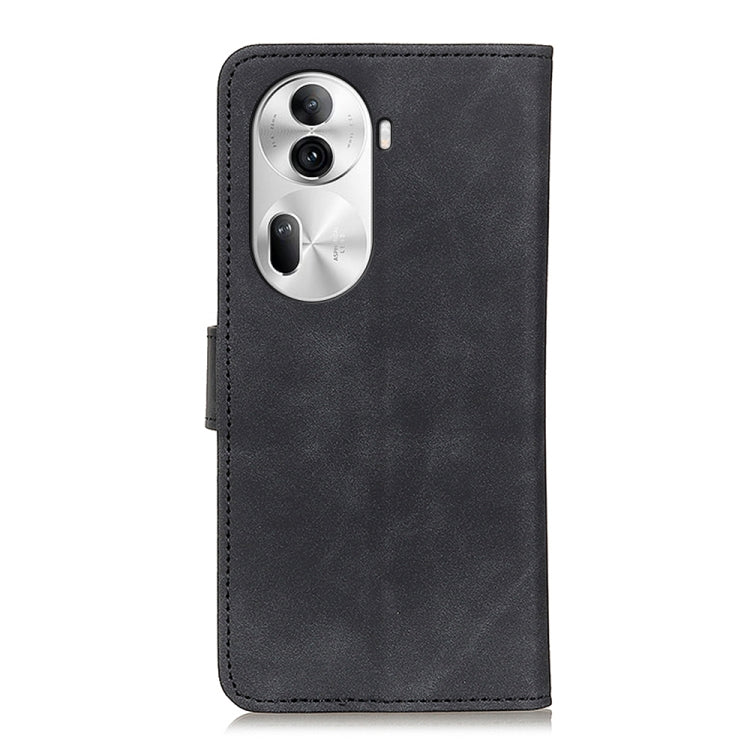 KHAZNEH Retro Texture Flip Leather Phone Case, For OPPO Reno11 Pro 5G Global, For OPPO A38 4G, For OPPO A1 5G