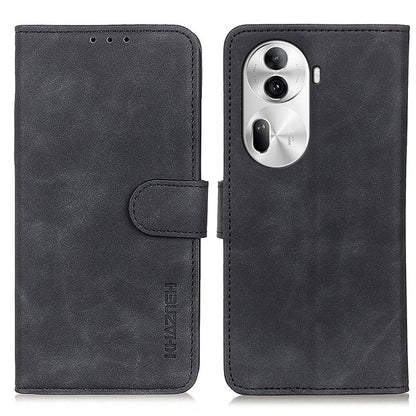 KHAZNEH Retro Texture Flip Leather Phone Case, For OPPO Reno11 Pro 5G Global, For OPPO A38 4G, For OPPO A1 5G