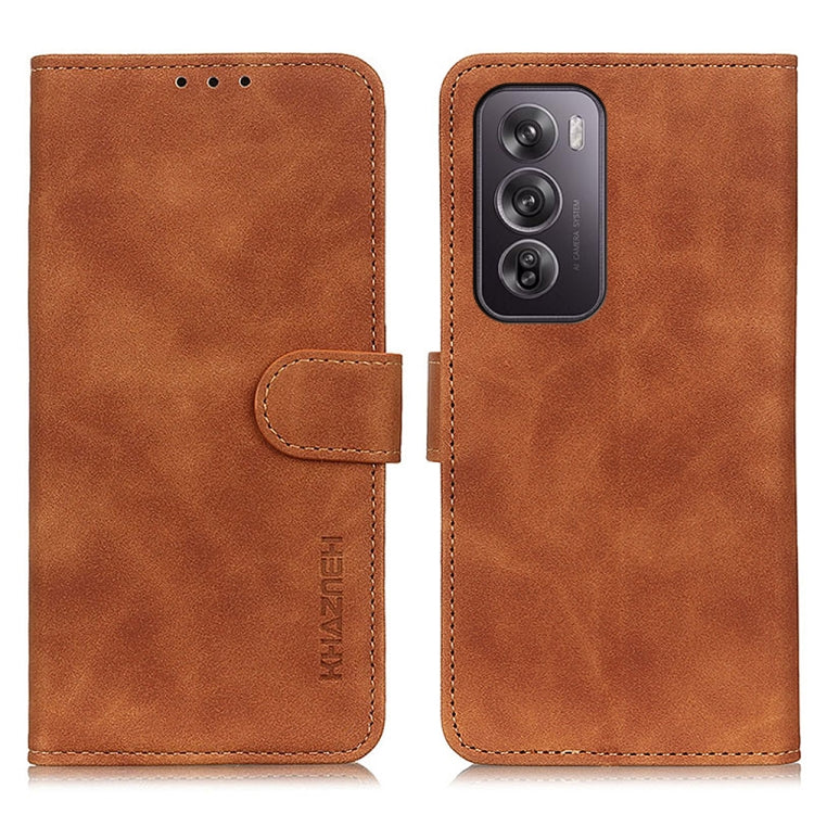KHAZNEH Retro Texture Flip Leather Phone Case, For OPPO Find X9 Ultra 5G, For OPPO A5 Pro 5G Global, For OPPO Reno12 Pro 5G Global, For OPPO Reno12 5G Global, For OPPO Find X7, For OPPO Reno11 5G Global