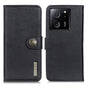 KHAZNEH Cowhide Texture Flip Leather Phone Case