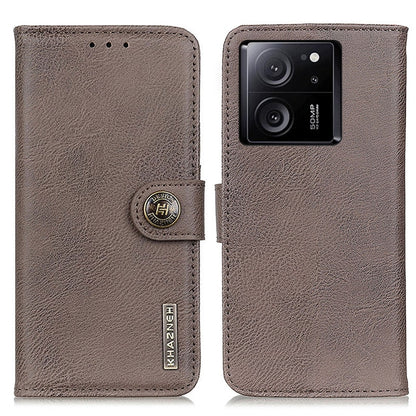 KHAZNEH Cowhide Texture Flip Leather Phone Case, Series 1