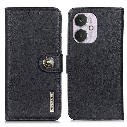 KHAZNEH Cowhide Texture Flip Leather Phone Case