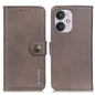 KHAZNEH Cowhide Texture Flip Leather Phone Case