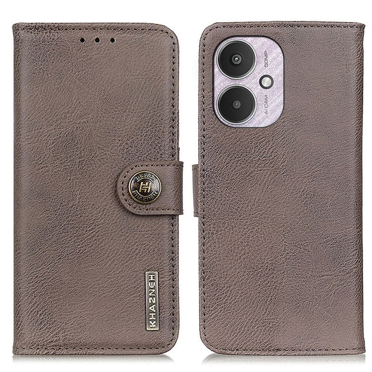 KHAZNEH Cowhide Texture Flip Leather Phone Case, Series 2