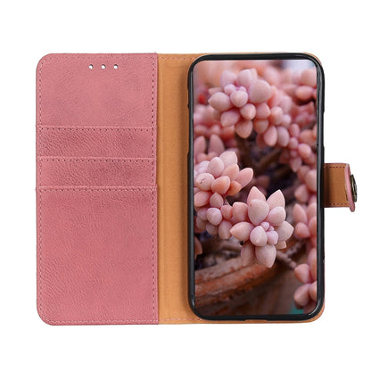 KHAZNEH Cowhide Texture Flip Leather Phone Case, Series 3