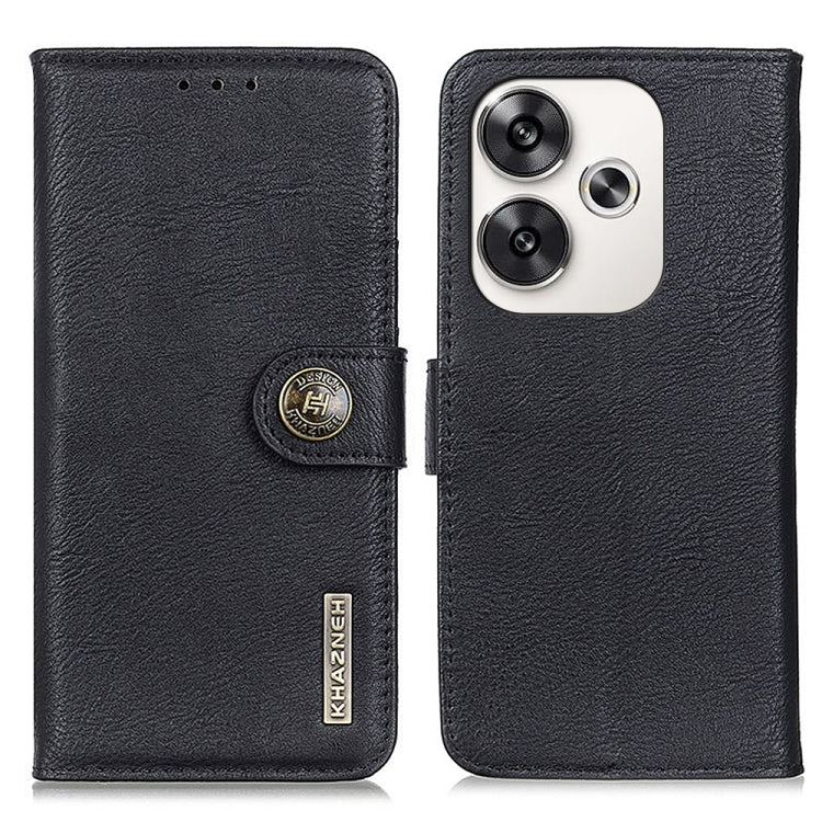 KHAZNEH Cowhide Texture Flip Leather Phone Case, Series 2