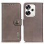 KHAZNEH Cowhide Texture Flip Leather Phone Case