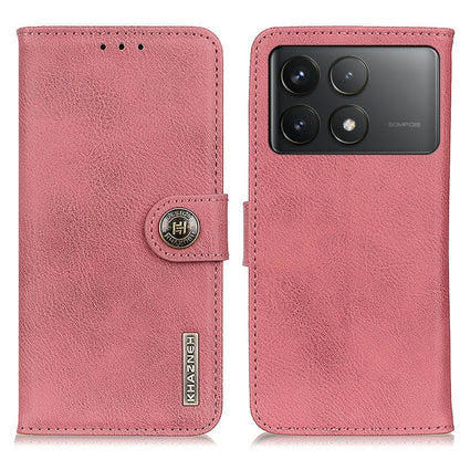 KHAZNEH Cowhide Texture Flip Leather Phone Case, Series 2