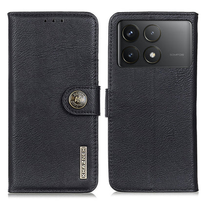 KHAZNEH Cowhide Texture Flip Leather Phone Case, Series 2