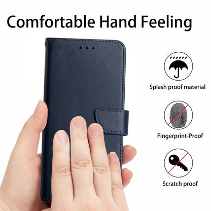 Genuine Leather Fingerprint-proof Flip Phone Case