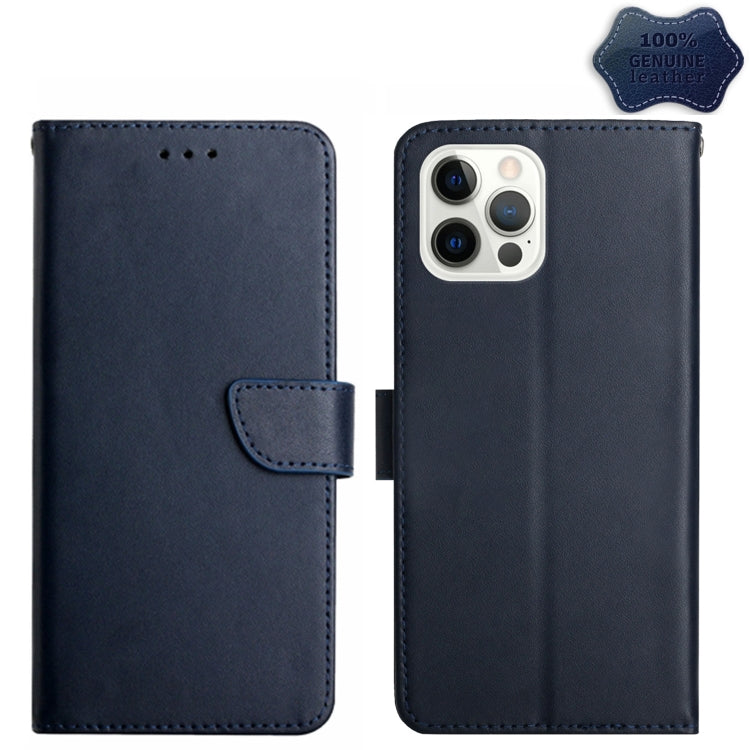 Genuine Leather Fingerprint-proof Flip Phone Case