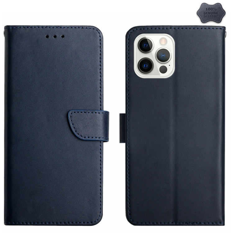 Genuine Leather Fingerprint-proof Flip Phone Case