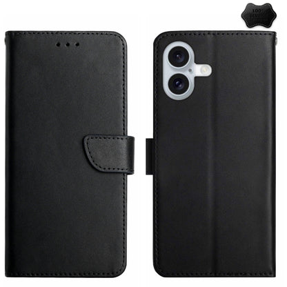 Genuine Leather Fingerprint-proof Flip Phone Case