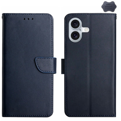 Genuine Leather Fingerprint-proof Flip Phone Case