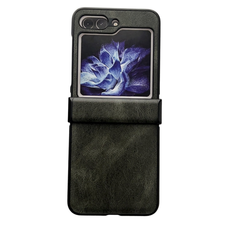 Crazy Horse Texture Hinge Shockproof Protective Phone Case