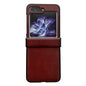 Crazy Horse Texture Hinge Shockproof Protective Phone Case