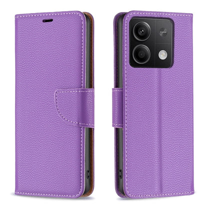 Litchi Texture Pure Color Leather Phone Case, Series 3