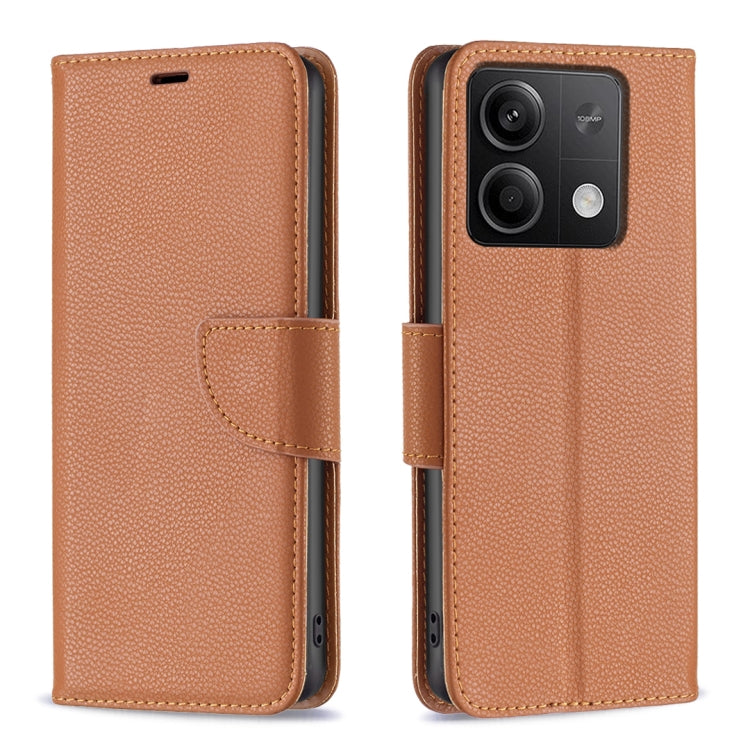 Litchi Texture Pure Color Leather Phone Case, Series 3