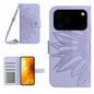 Skin Feel Sun Flower Embossed Flip Leather Phone Case with Lanyard, For iPhone 18 Pro / 17 Pro, For iPhone 18 Pro Max / 17 Pro Max