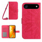 Skin Feel Sun Flower Embossed Flip Leather Phone Case with Lanyard, For iPhone Air, For iPhone 16 Pro Max