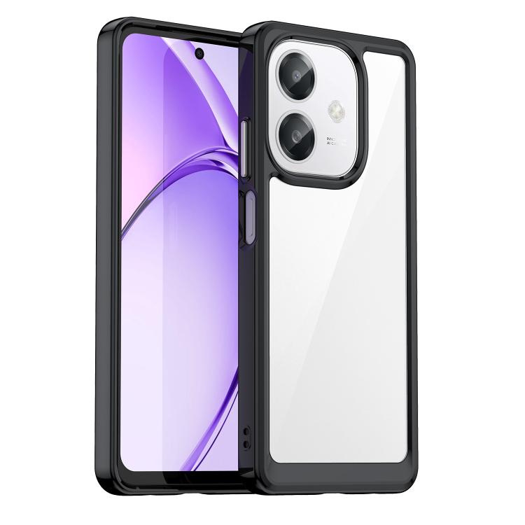 Colorful Series Acrylic Hybrid TPU Phone Case, For OPPO A3X 4G, For OPPO A80, For OPPO A3 5G Global, For OPPO K12x 5G India