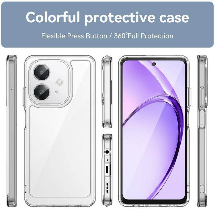 Colorful Series Acrylic Hybrid TPU Phone Case