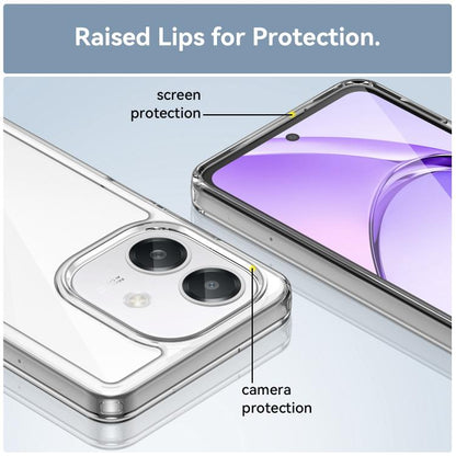 Colorful Series Acrylic Hybrid TPU Phone Case, For OPPO A3X 4G, For OPPO A80, For OPPO A3 5G Global, For OPPO K12x 5G India